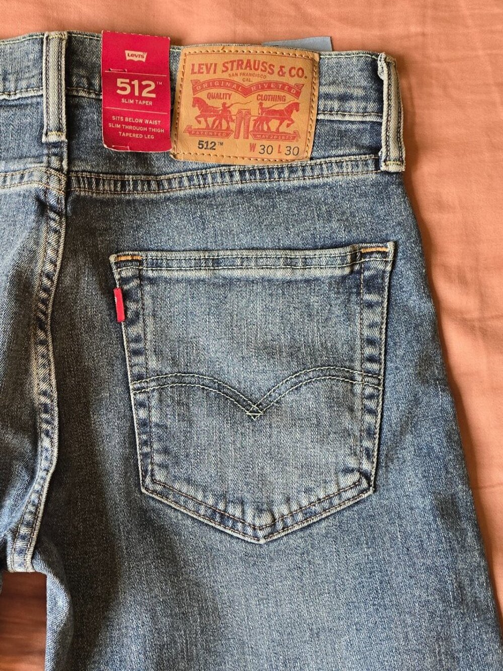 Levi's 512 Slim Taper Jeans (BRAND NEW) 30x30